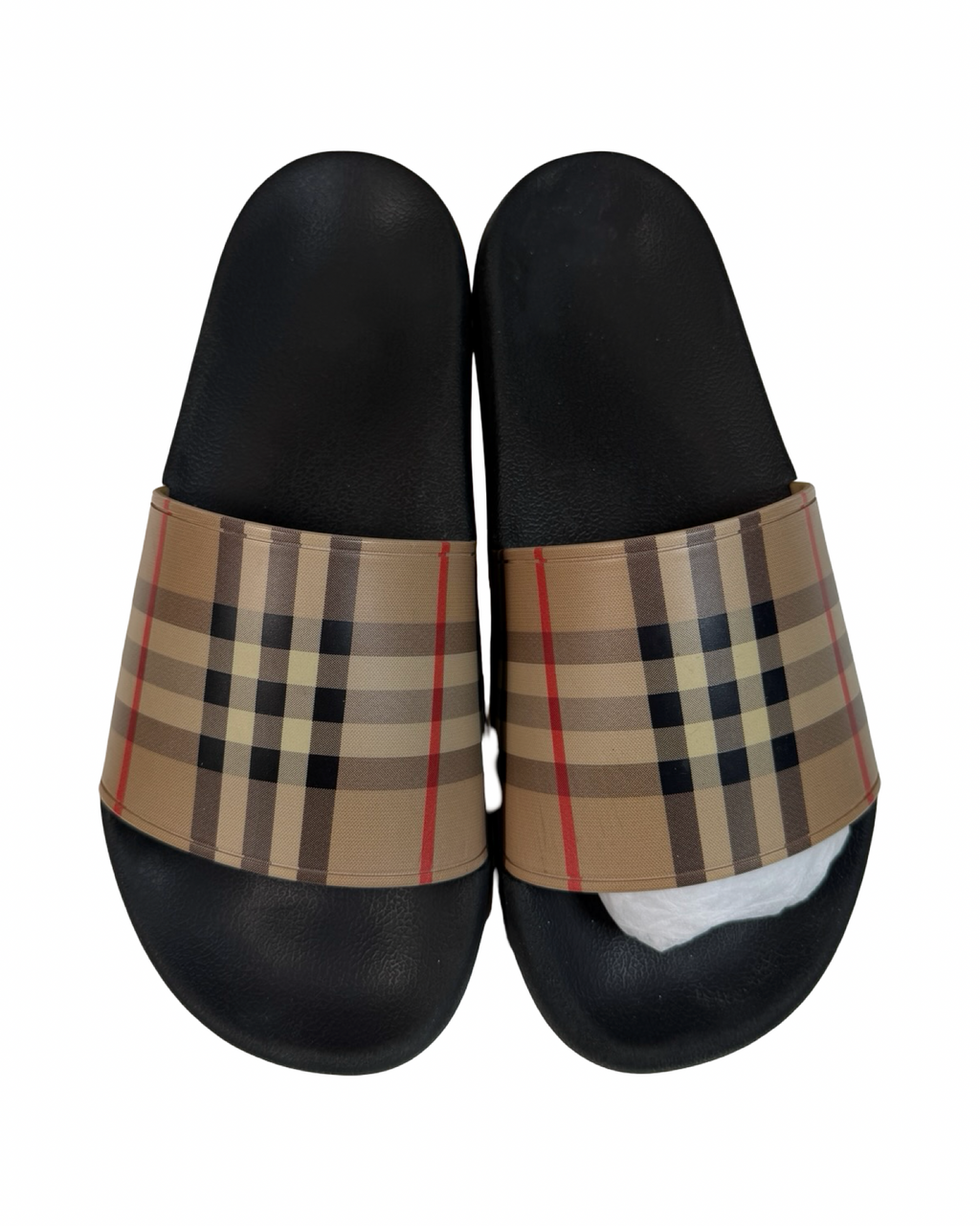 BURBERRY MONOGRAM SLIDES