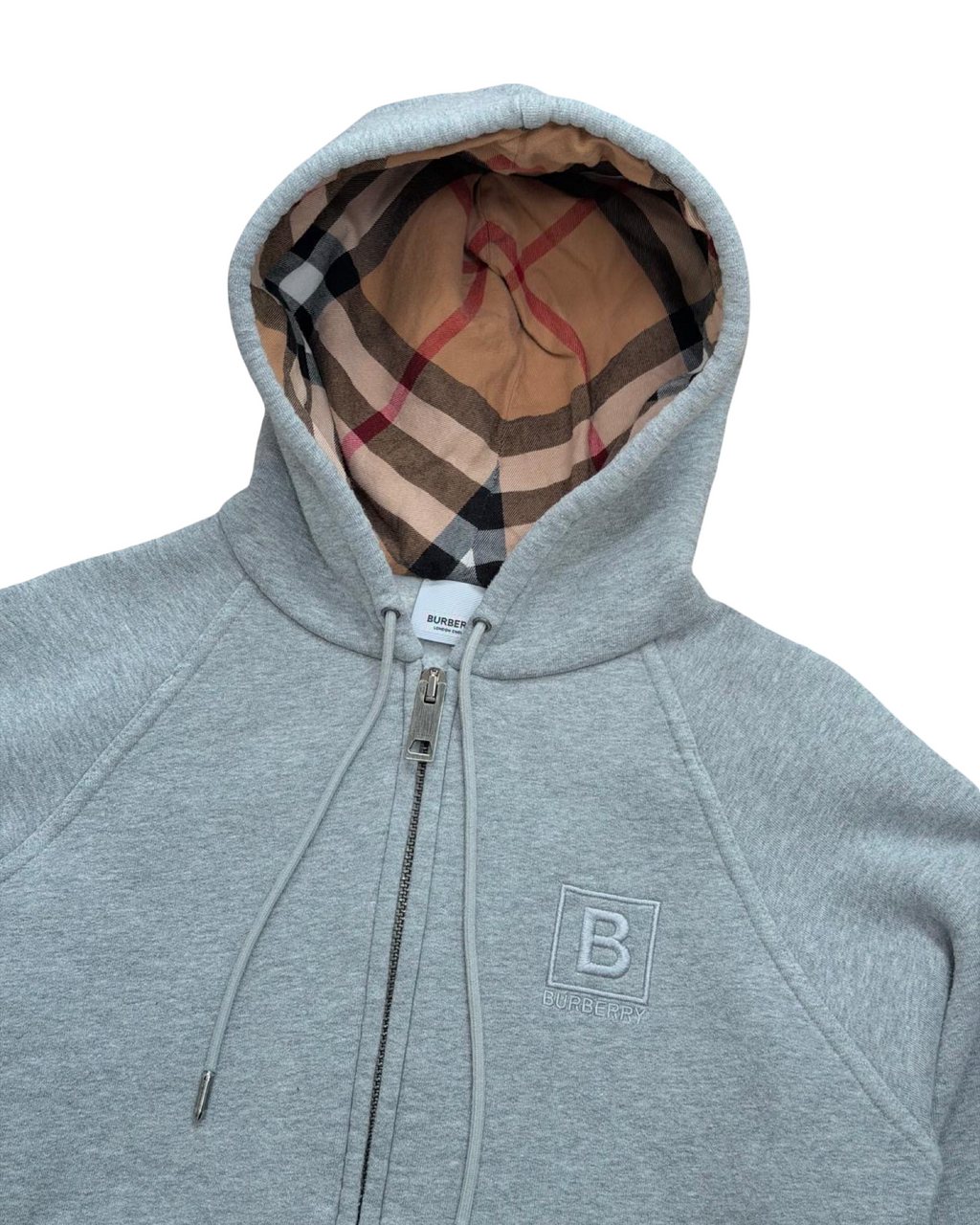 BURBERRY CHECK HOODIE