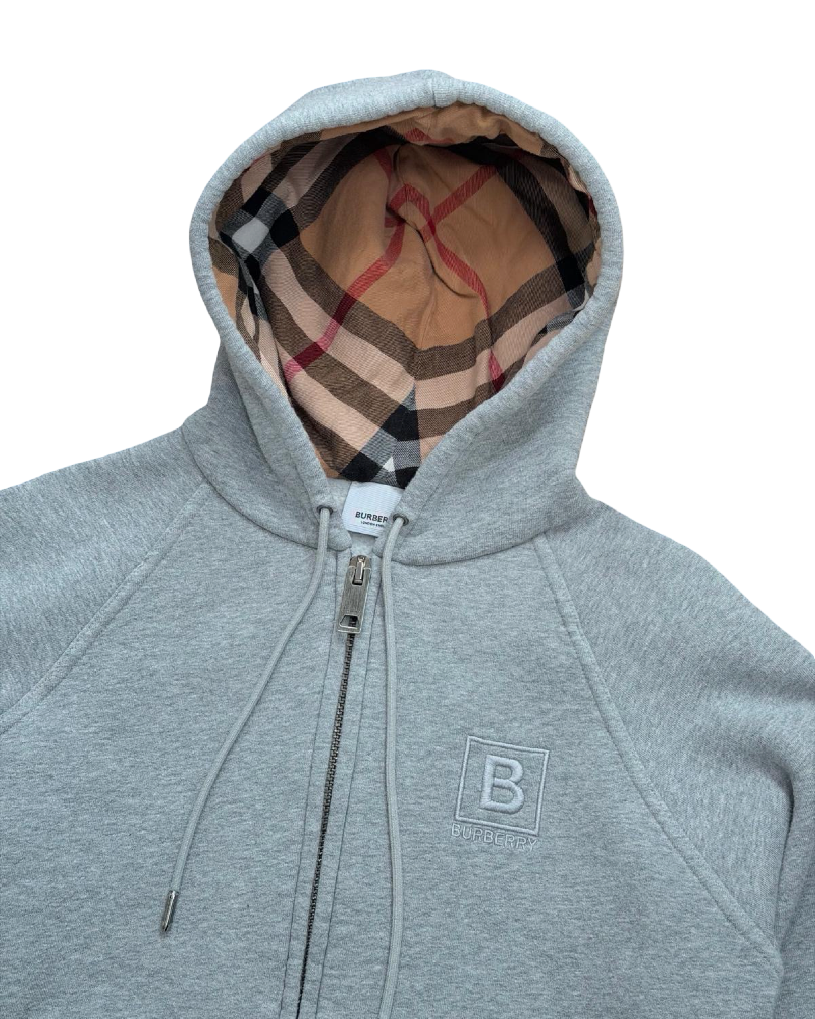 BURBERRY CHECK HOODIE