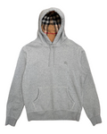 BURBERRY CHECK PULLOVER HOODIE