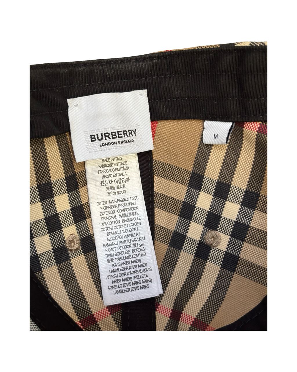 BURBERRY MONOGRAM CAP