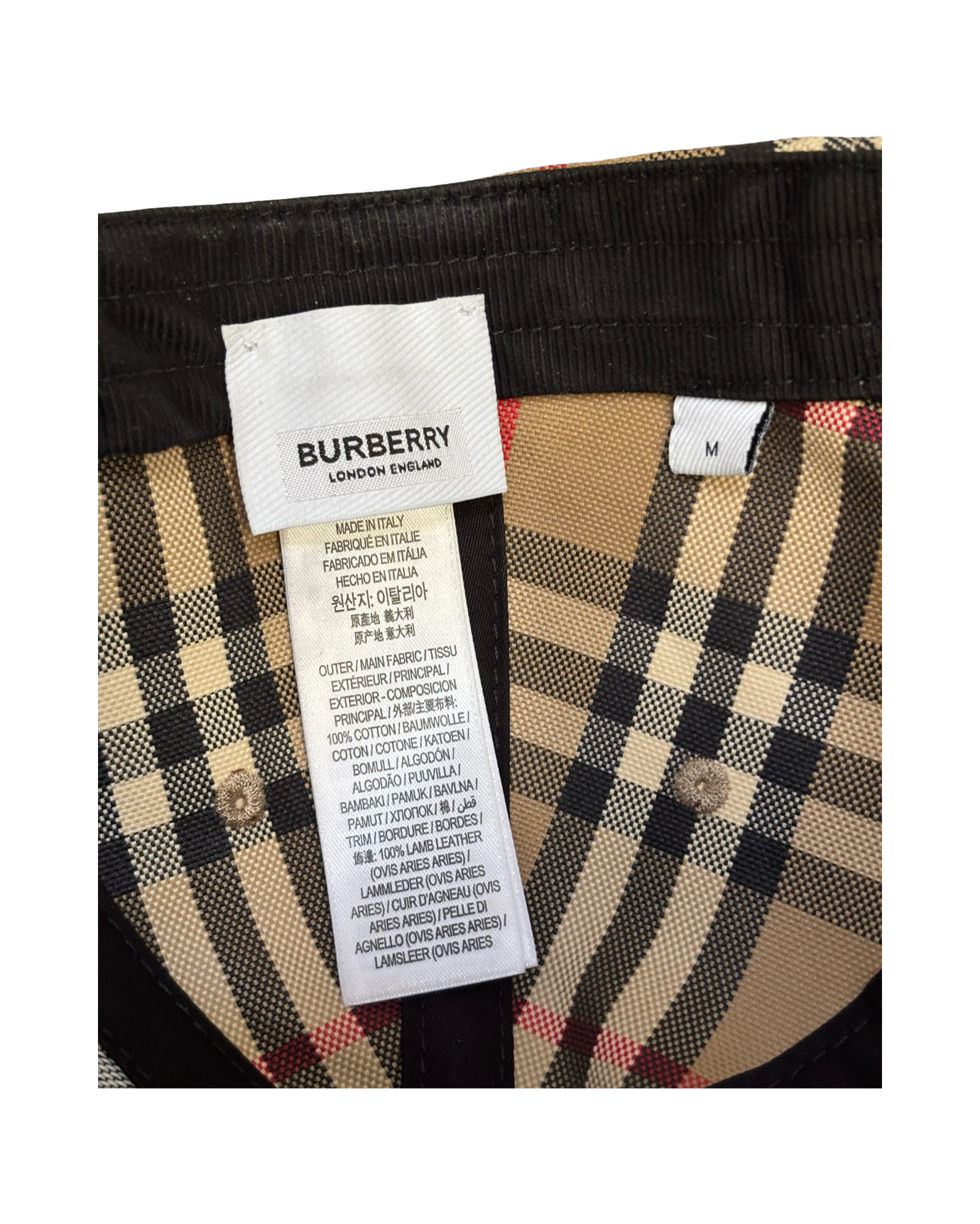 BURBERRY MONOGRAM CAP