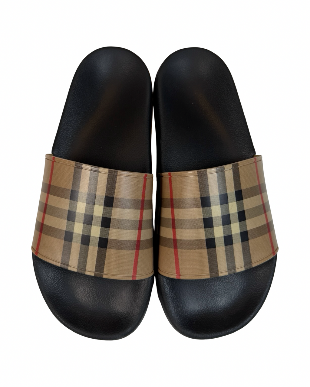 BURBERRY MONOGRAM SLIDES