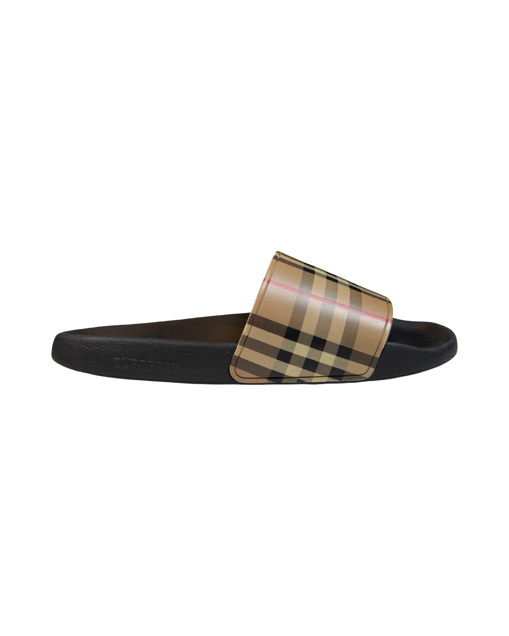 BURBERRY MONOGRAM SLIDES