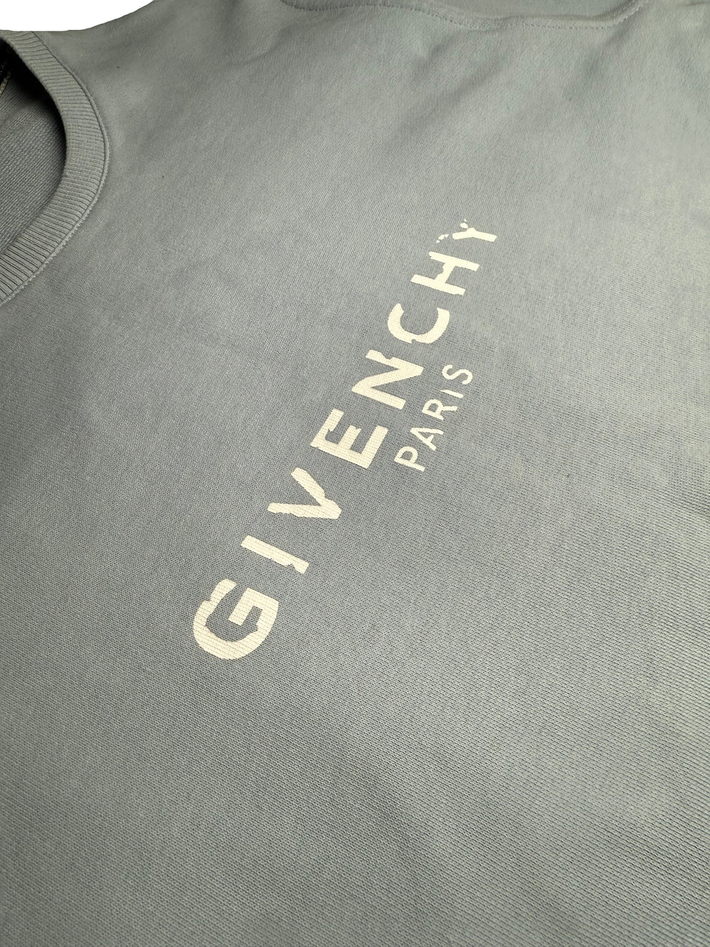 GIVENCHY DESTROYED LOGO COLLEGE