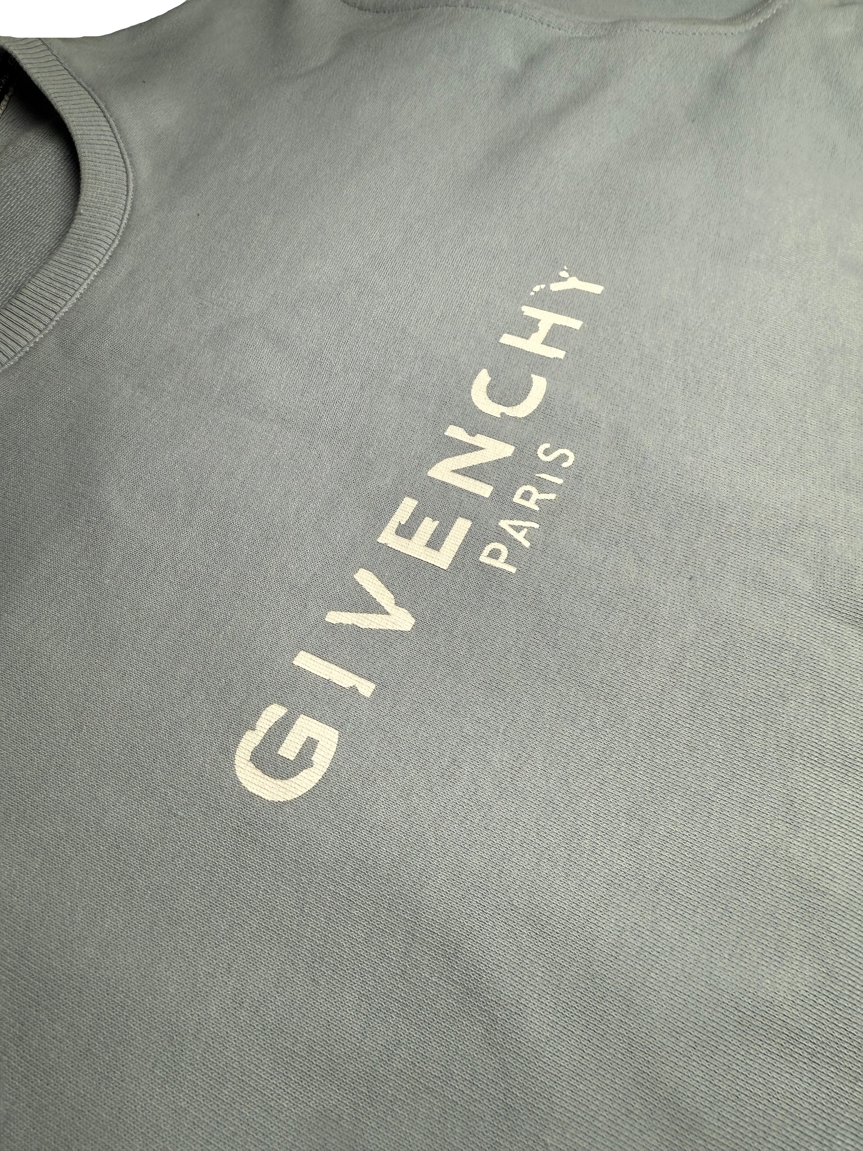 GIVENCHY DESTROYED LOGO COLLEGE