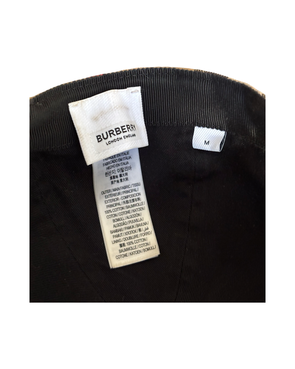 BURBERRY MONOGRAM CAP