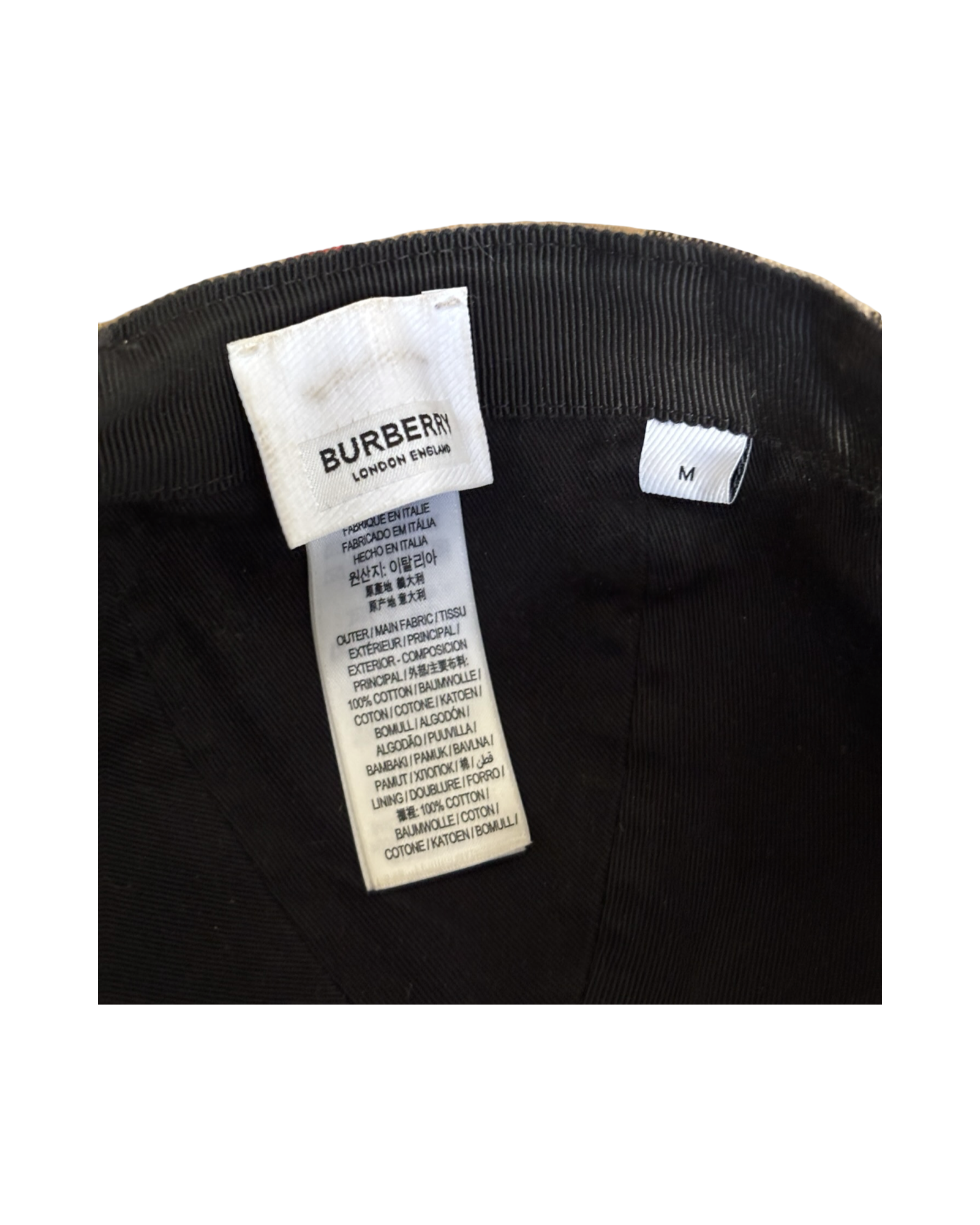 BURBERRY MONOGRAM CAP