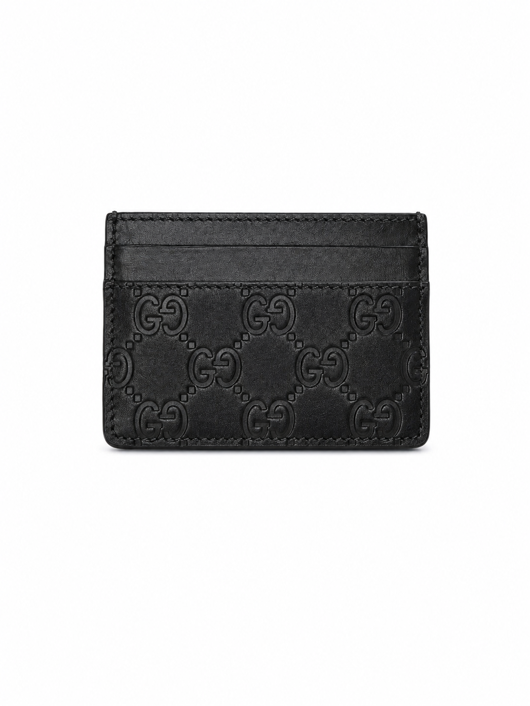 GG Supreme Leather Card Holder
